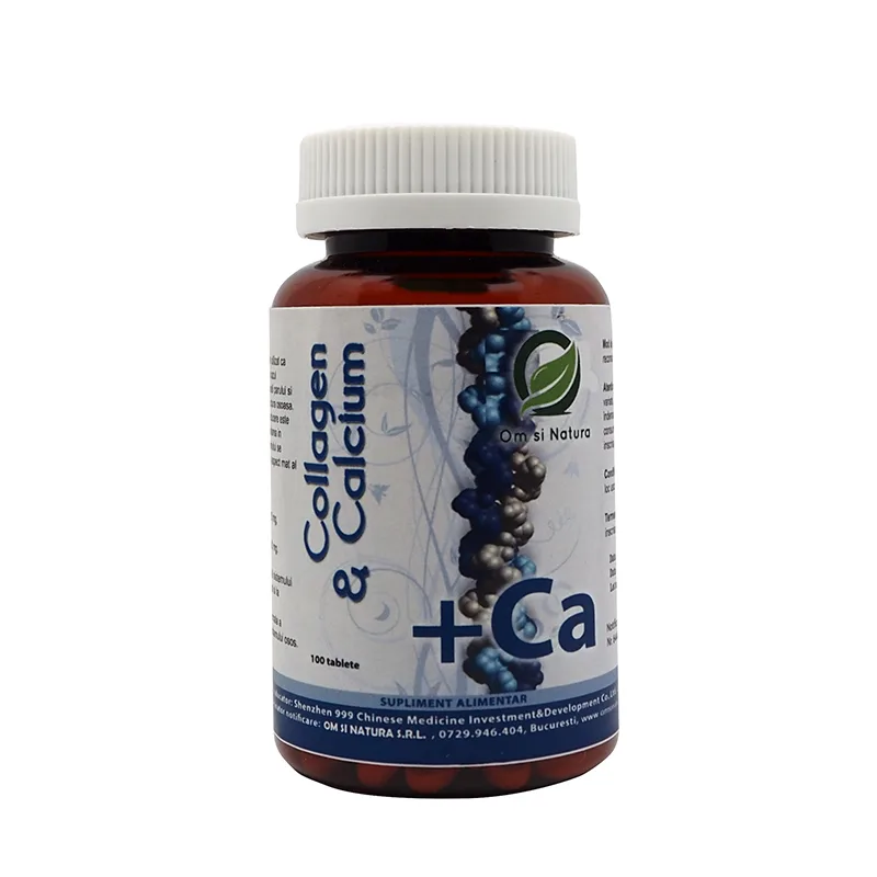 Om şi Natură - Natura dăruieşte - Produse - Collagen & Calcium Om şi Natură - Natura dăruieşte - Produse - Collagen & Calcium